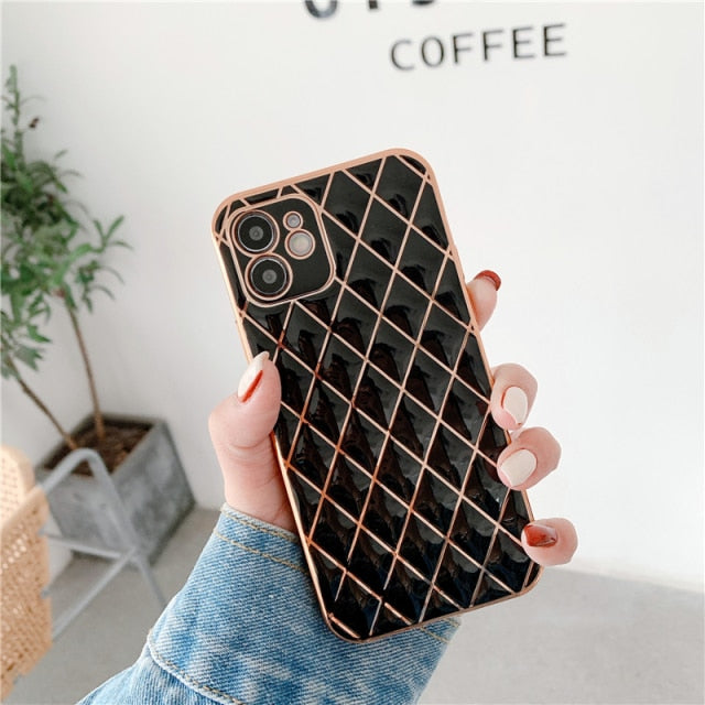 Luxury Electroplated Phone Case For iPhone - Carbon Cases