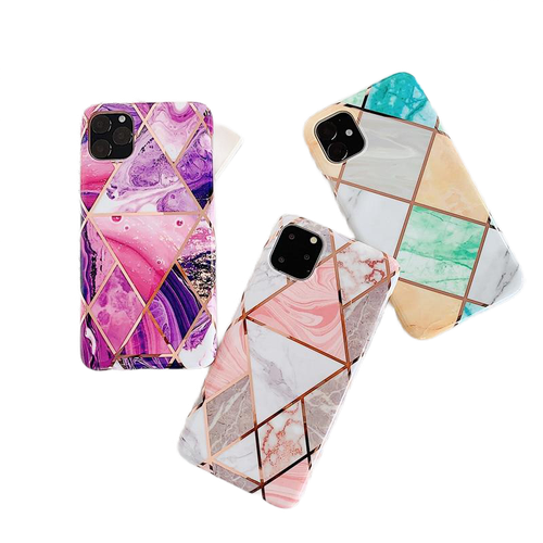 Geometric Marble Phone Cases For iPhone 13 - Carbon Cases