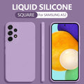 Square Liquid Silicone Case For Samsung Galaxy - Carbon Cases