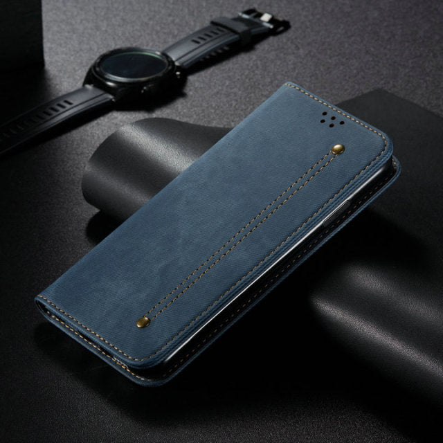 Leather Flip Cover For OPPO - Carbon Cases