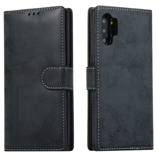 Leather Case For Samsung Galaxy Wallet Cover - Carbon Cases