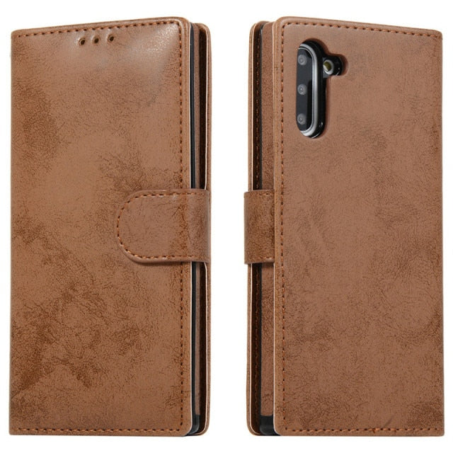 Leather Case For Samsung Galaxy Wallet Cover - Carbon Cases