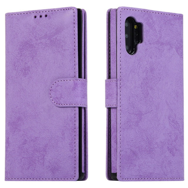 Leather Case For Samsung Galaxy Wallet Cover - Carbon Cases