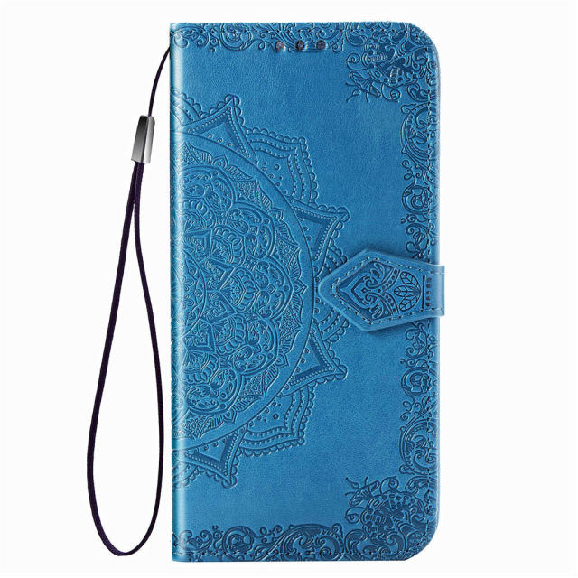 Flip Case Luxury Leather 3D Mandala Wallet For OPPO - Carbon Cases