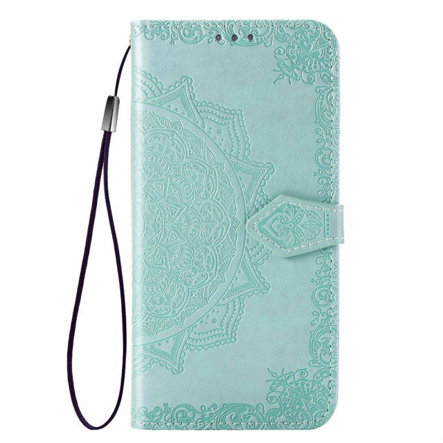 Flip Case Luxury Leather 3D Mandala Wallet For OPPO - Carbon Cases