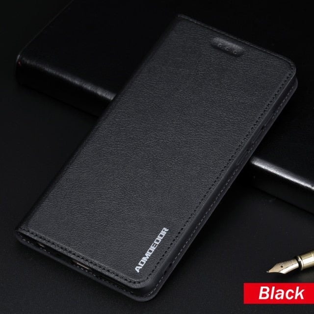 Leather Flip Cover Case For OPPO - Carbon Cases