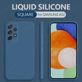 Square Liquid Silicone Case For Samsung Galaxy - Carbon Cases