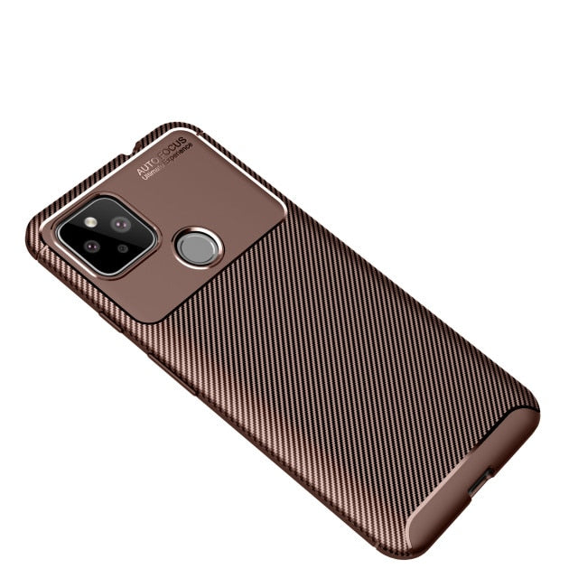 Shockproof Case Carbon Fibre Soft TPU Silicone Protective Cover Google Pixel - Carbon Cases