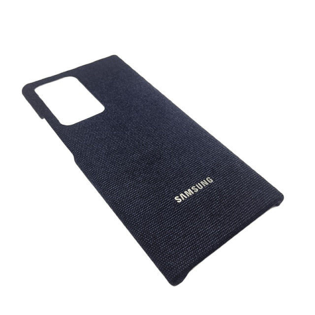 Canvas Patten Standing Cover For Samsung Galaxy - Carbon Cases