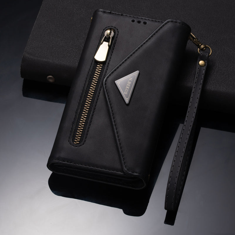 Leather Wallet Case For iPhone Case Ladies Shoulder Bag - Carbon Cases