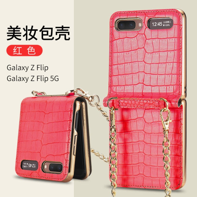 Samsung Galaxy Z Flip Case PU Leather - Carbon Cases