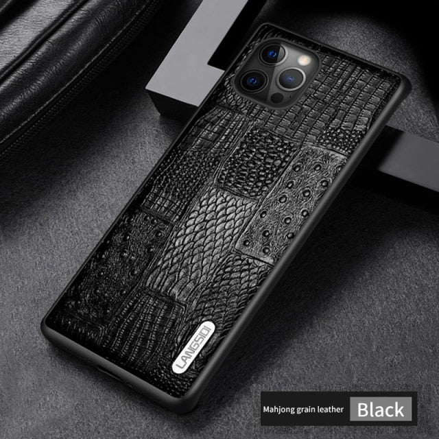 Genuine Leather Case For iPhone - Carbon Cases