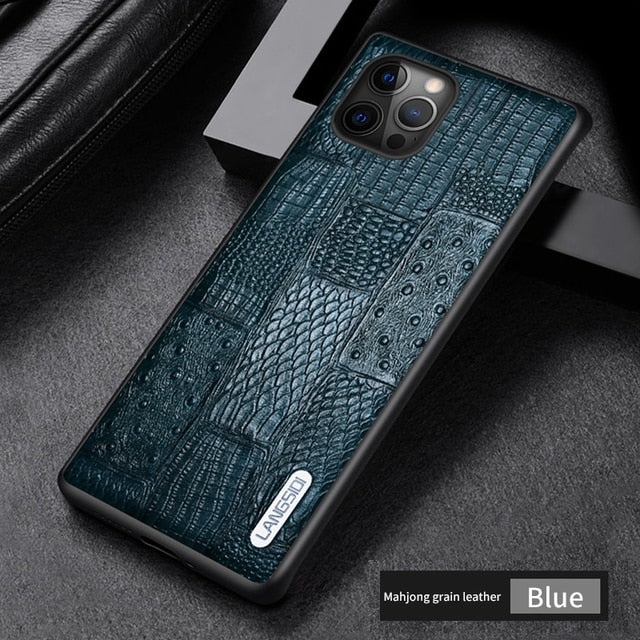 Genuine Leather Case For iPhone - Carbon Cases