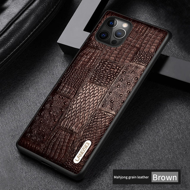 Genuine Leather Case For iPhone - Carbon Cases