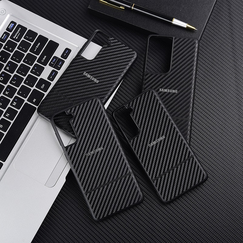 Original Samsung Carbon Fibre Phone Case For Galaxy - Carbon Cases