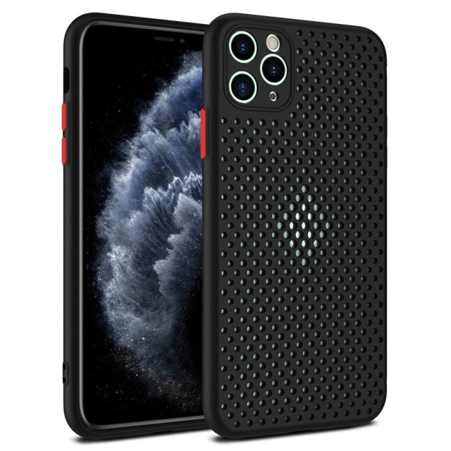 Heat Dissipation Breathable Cooling Case For iPhone - Carbon Cases