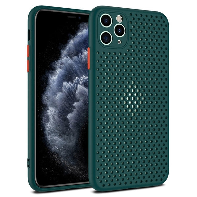 Heat Dissipation Breathable Cooling Case For iPhone - Carbon Cases