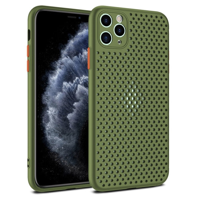 Heat Dissipation Breathable Cooling Case For iPhone - Carbon Cases