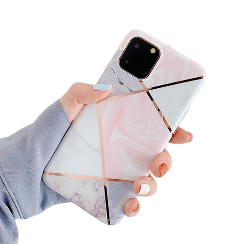 Geometric Marble Phone Cases For iPhone 13 - Carbon Cases