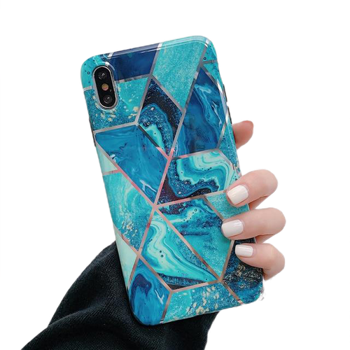 Geometric Marble Phone Cases For iPhone 13 - Carbon Cases