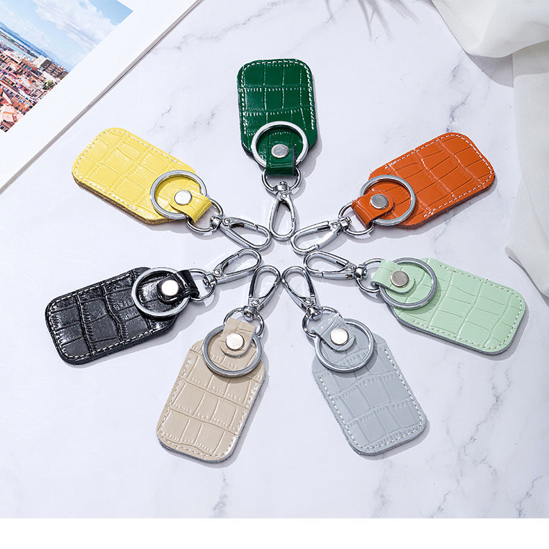 Case for Apple AirTags Keychain Leather - Carbon Cases