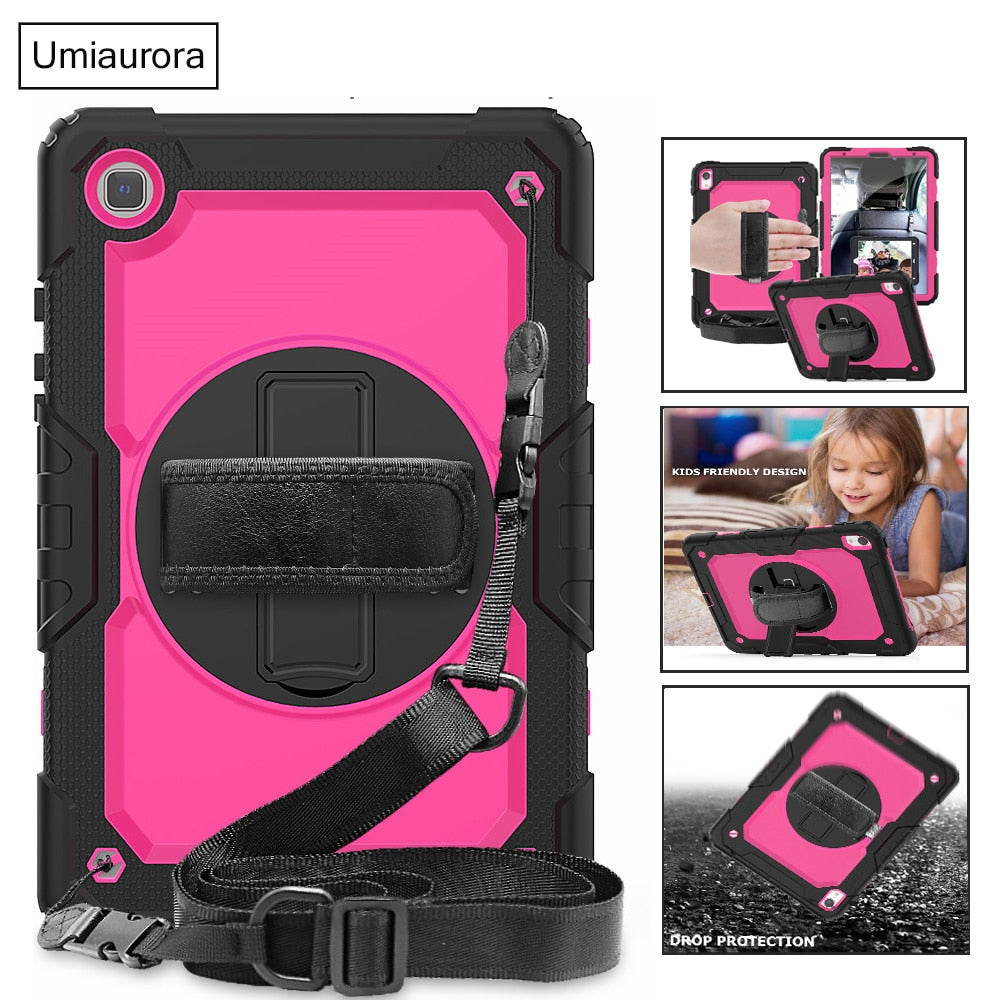 Heavy Duty Silicon Tablet Case for iPad Kids Safe Shockproof Cover - Carbon Cases