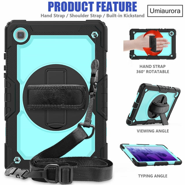 Heavy Duty Silicon Tablet Case for iPad Kids Safe Shockproof Cover - Carbon Cases