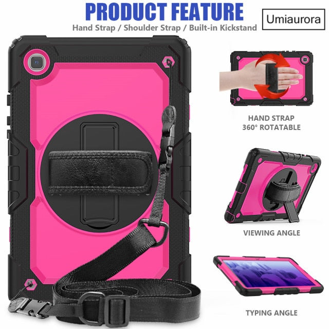 Heavy Duty Silicon Tablet Case for iPad Kids Safe Shockproof Cover - Carbon Cases