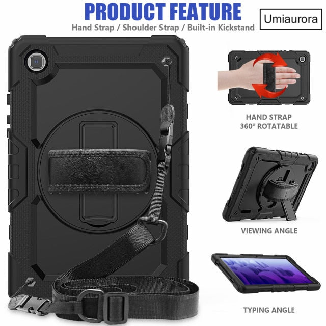 Heavy Duty Silicon Tablet Case for iPad Kids Safe Shockproof Cover - Carbon Cases