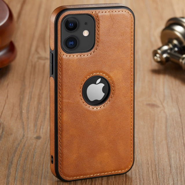 Luxury PU Leather Phone Case For iPhone - Carbon Cases