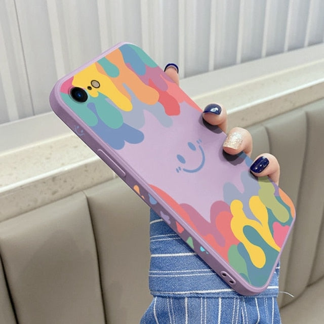 Summer Ice Cream Smile Face Phone Case for iPhone - Carbon Cases