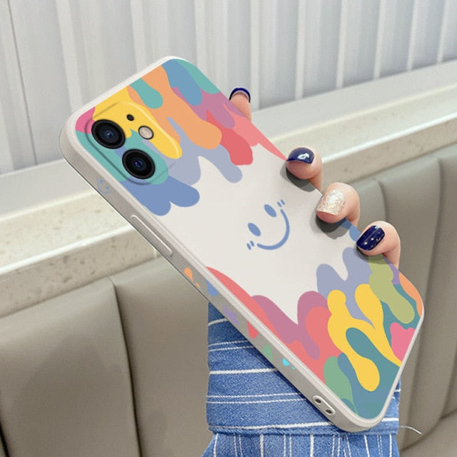 Summer Ice Cream Smile Face Phone Case for iPhone - Carbon Cases