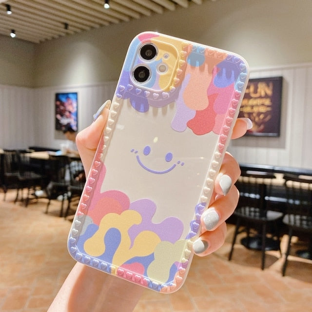 Summer Ice Cream Smile Face Phone Case for iPhone - Carbon Cases