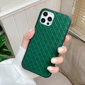 PU Leather Crocodile Pattern Texture Case For iPhone - Carbon Cases