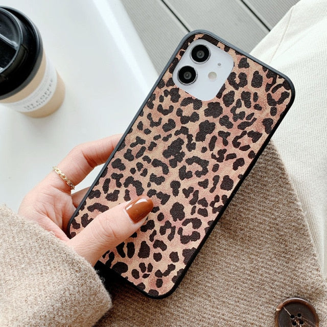 PU Leather Crocodile Pattern Texture Case For iPhone - Carbon Cases