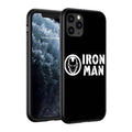 Marvel Iron Man Logo Silicone Black Cover For Apple iPhone - Carbon Cases