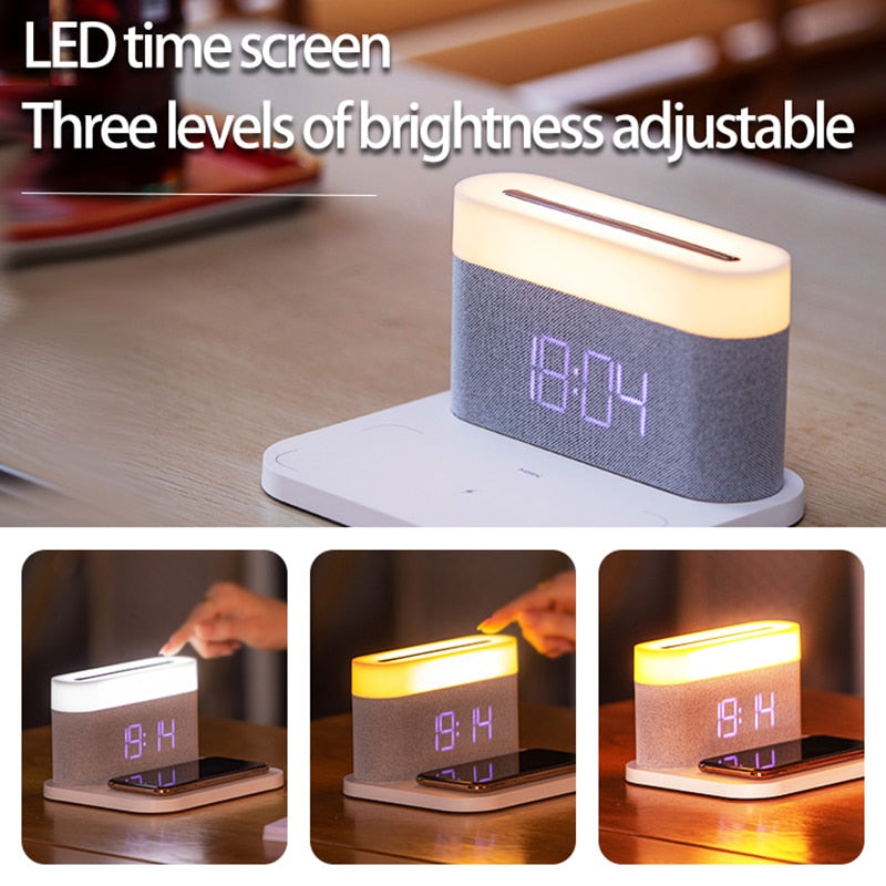 Night Light Wireless Mobile Charger - Carbon Cases