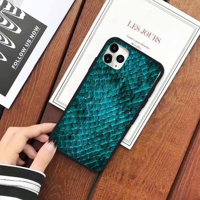 Snake Skin Print Animal Phone Case for iPhone - Carbon Cases