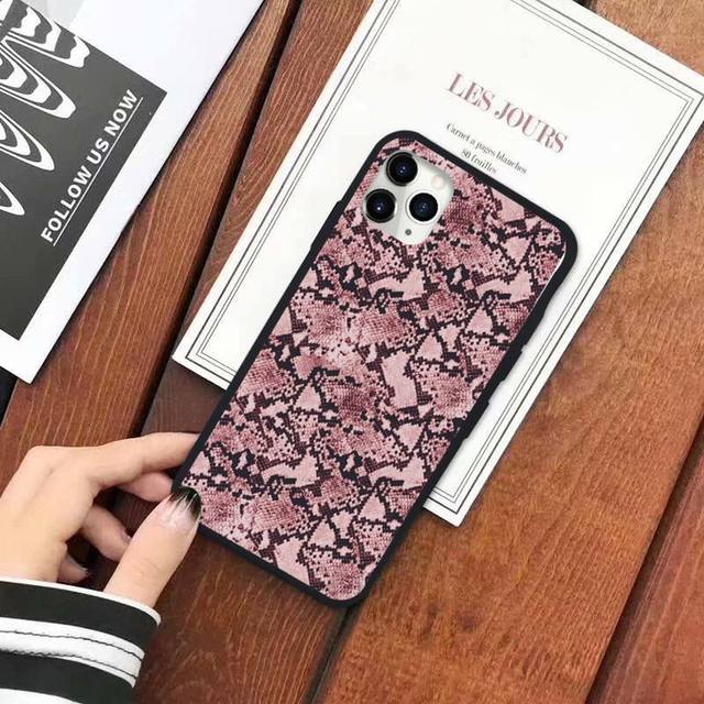 Snake Skin Print Animal Phone Case for iPhone - Carbon Cases