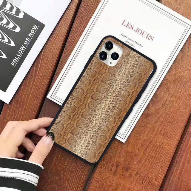 Snake Skin Print Animal Phone Case for iPhone - Carbon Cases