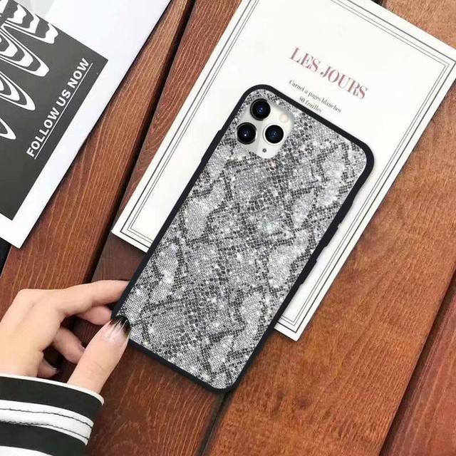 Snake Skin Print Animal Phone Case for iPhone - Carbon Cases