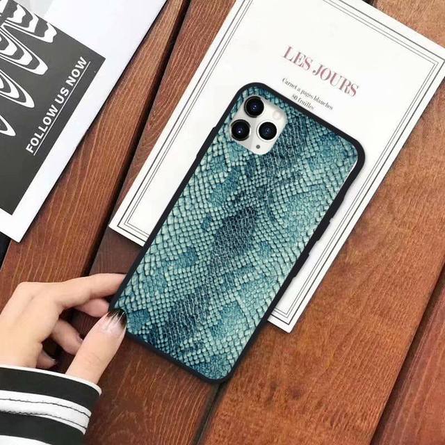 Snake Skin Print Animal Phone Case for iPhone - Carbon Cases