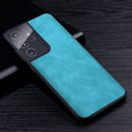 Premium PU Leather Phone Case for Samsung Galaxy S21 - Carbon Cases