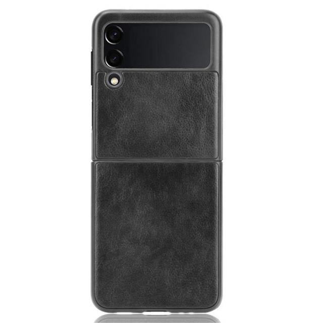 Luxury Leather Folding Ultra Thin Full Protective For Samsung Galaxy Z Flip 3 - Carbon Cases