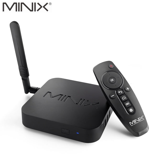MINIX U22X-J MAX Android TV BOX U22X-J MAX 4GB DDR4 64GB eMMC Smart TV BOX Dolby Vision Atmos H.265 4K UHD Media Hub 2.4G/WiFi6 - Carbon Cases