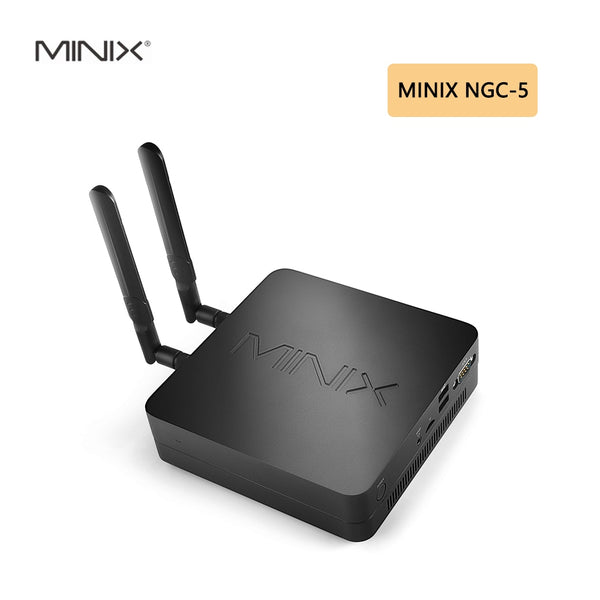 MINIX NGC-5 Mini PC/ Intel i5-8279U 4.1GHZ/ 8GB DDR4 /240GB NVMe SSD/ Support 4K@60hz Wi-Fi/BT/Type-c full function/ Gigabit - Carbon Cases