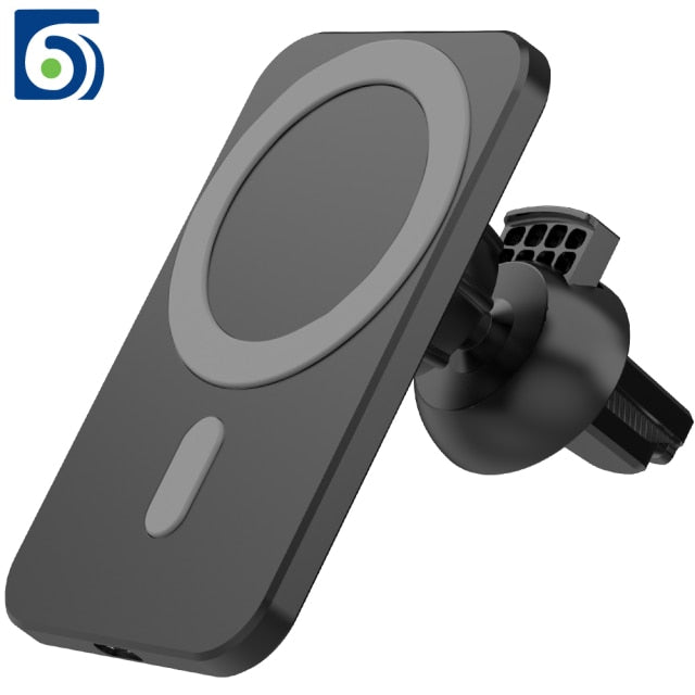 15W Magnetic Wireless Car Charger For iPhone 13 12 - Carbon Cases