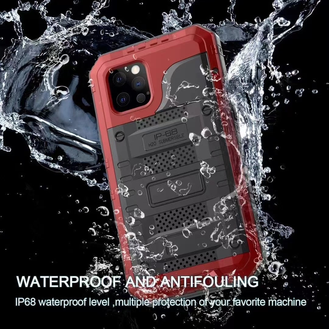 Heavy Duty Metal Aluminum Sealed Waterproof Diving Case for iPhone - Carbon Cases