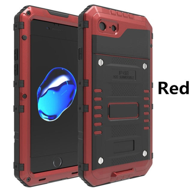 Heavy Duty Metal Aluminum Sealed Waterproof Diving Case for iPhone - Carbon Cases
