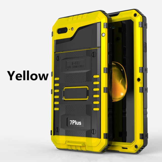 Heavy Duty Metal Aluminum Sealed Waterproof Diving Case for iPhone - Carbon Cases